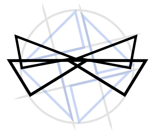 James-Logo im Konstruktionsraster