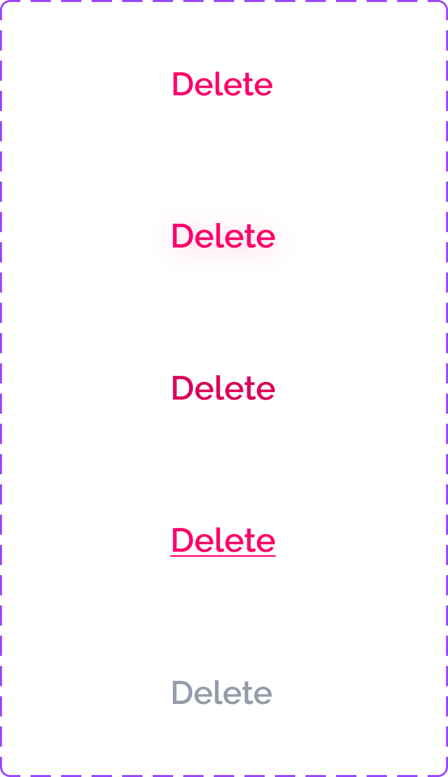 Tertiäre Buttons